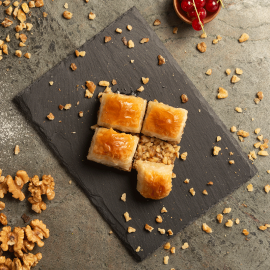 Home Made Baklava With Walnut