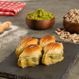 Mussel Baklava With Pistachio